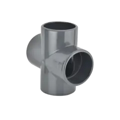 Cruce PVC-U Pimtaş d.50 mm PN16 (pentru lipire)