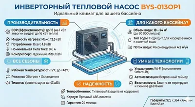 Vertical Inverter Heat Pump 13 kW