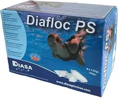 Floculant în cartușe Diafloc PS 125g pentru piscine
