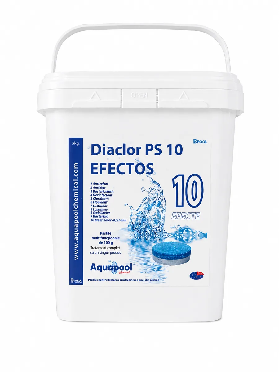Tablete multifuncționale 10 în 1 Diaclor PS 10 Efectos ATC, 200 g (5 kg)
