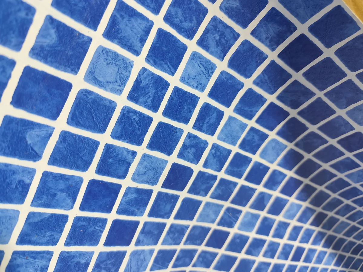 Membrană PVC (liner) pentru piscină, model „Mozaic Albastru”