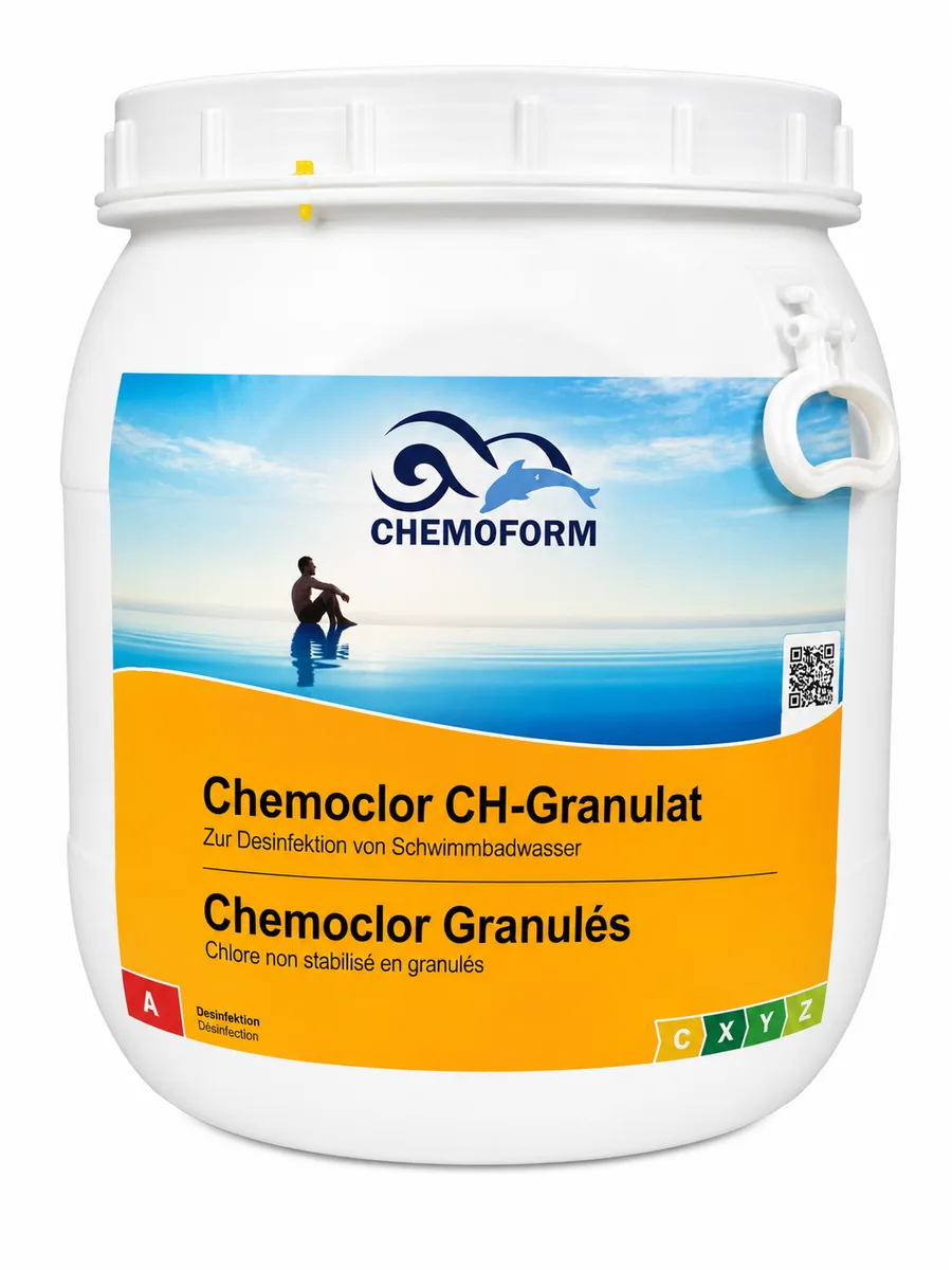 Clor pentru piscină Chemoform Chemochlor-CH granulat (Hipoclorit de calciu, 45 kg)