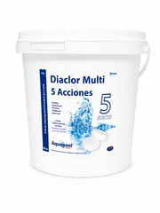 Clor lent multifunctional tablete Diaclor Multi 5 Efectos Diasal 5 in 1 pentru piscina.