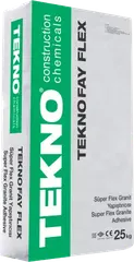Teknofay Flex — Adeziv elastic pentru plăci ceramice și granit (C2TE S1)